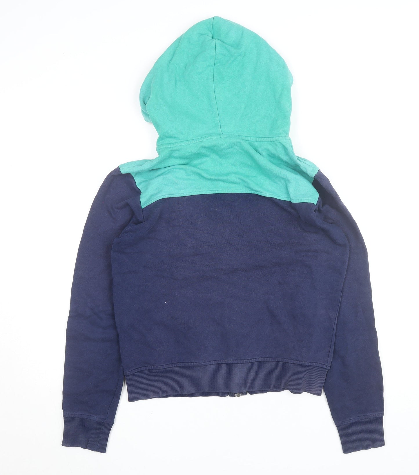 Leone 1947 Mens Blue XS Full Zip Hoodie Sports Logo Cotton