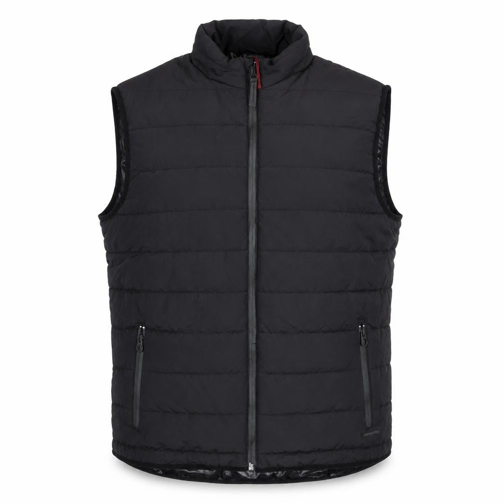 Springfield Men Black 2XL Puffer Gilet Waistcoat Polyester