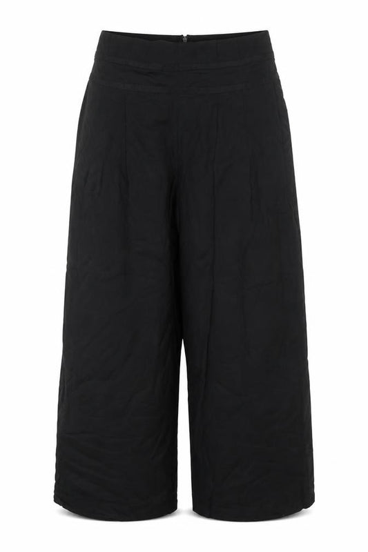 ASOS Women’s Black High Waist Wide-Leg Crepe Culottes Size 10