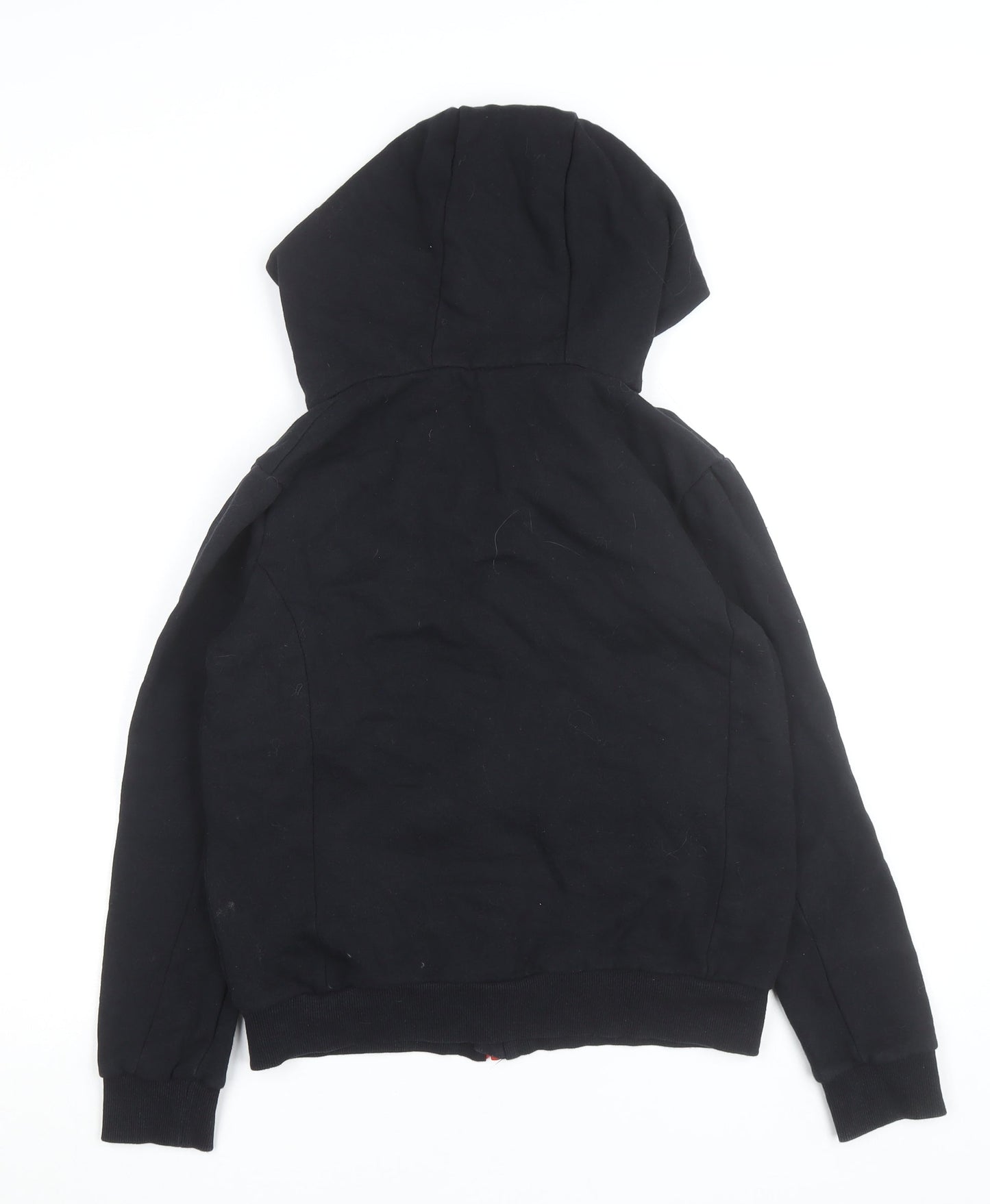 Sundried Womens Black Full Zip Hoodie M Cotton Blend Sportswear