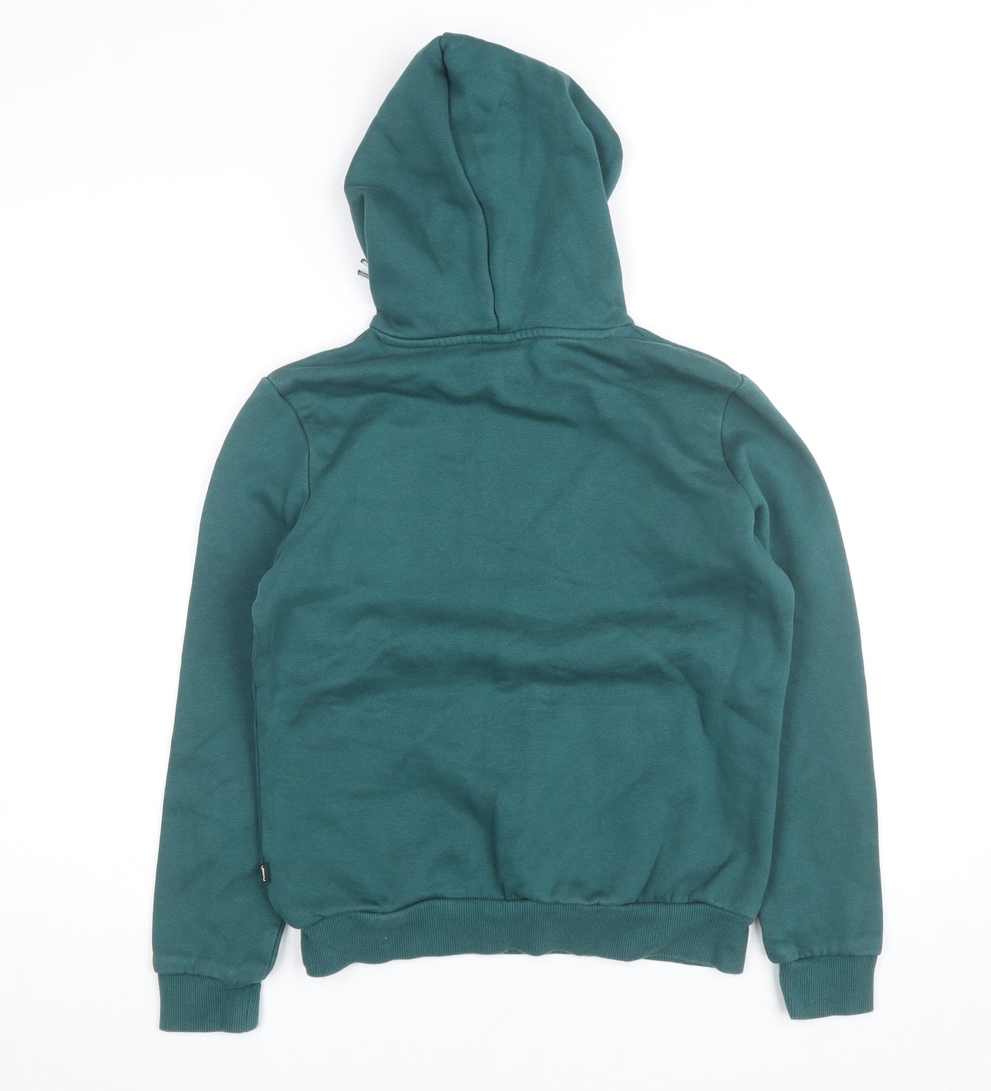 Puma Men's Green Pullover Hoodie S Regular Fit Fleece Sweatshirt
