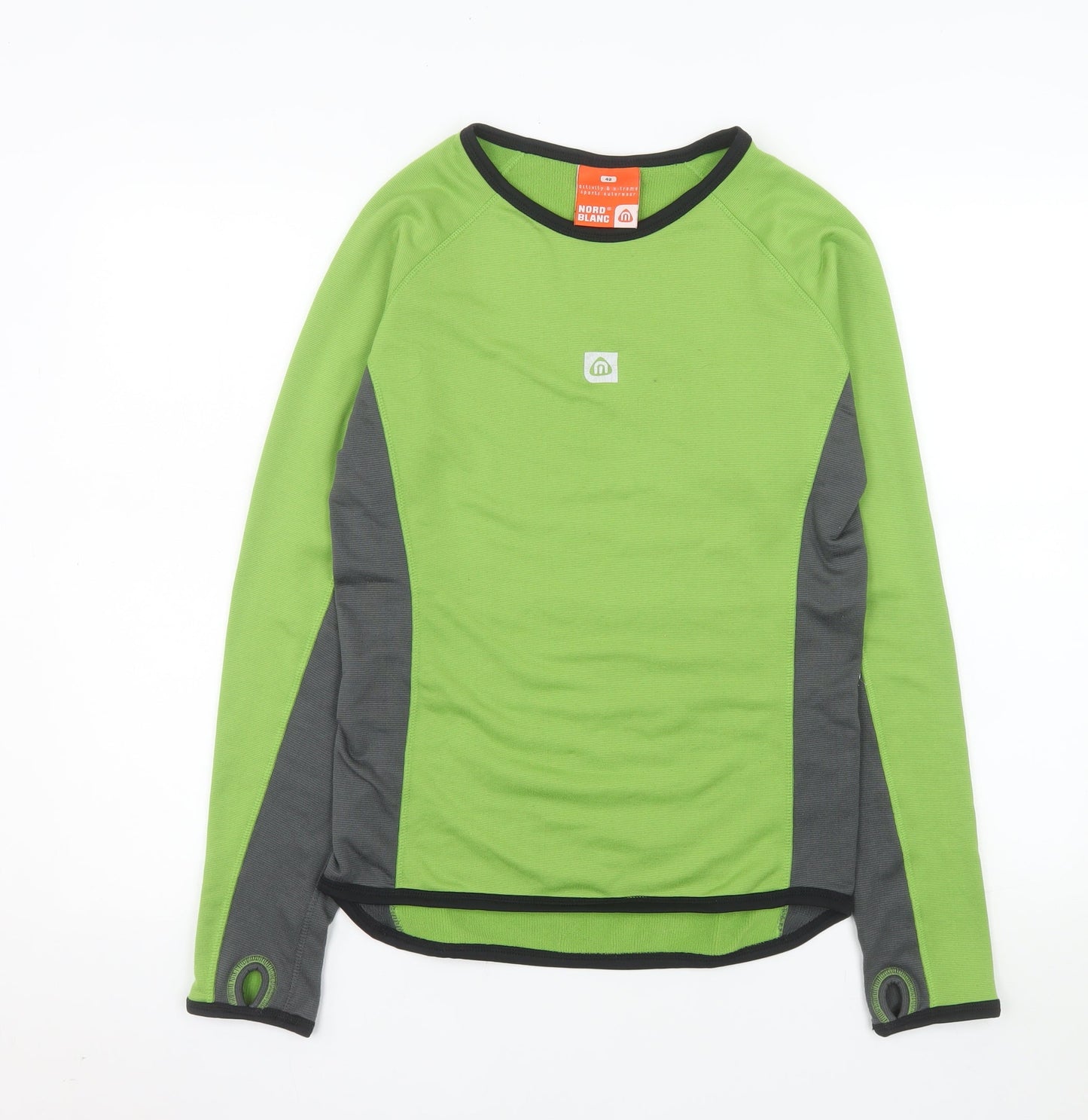 NordBlanc Men's Green Athletic Pullover Sweatshirt M