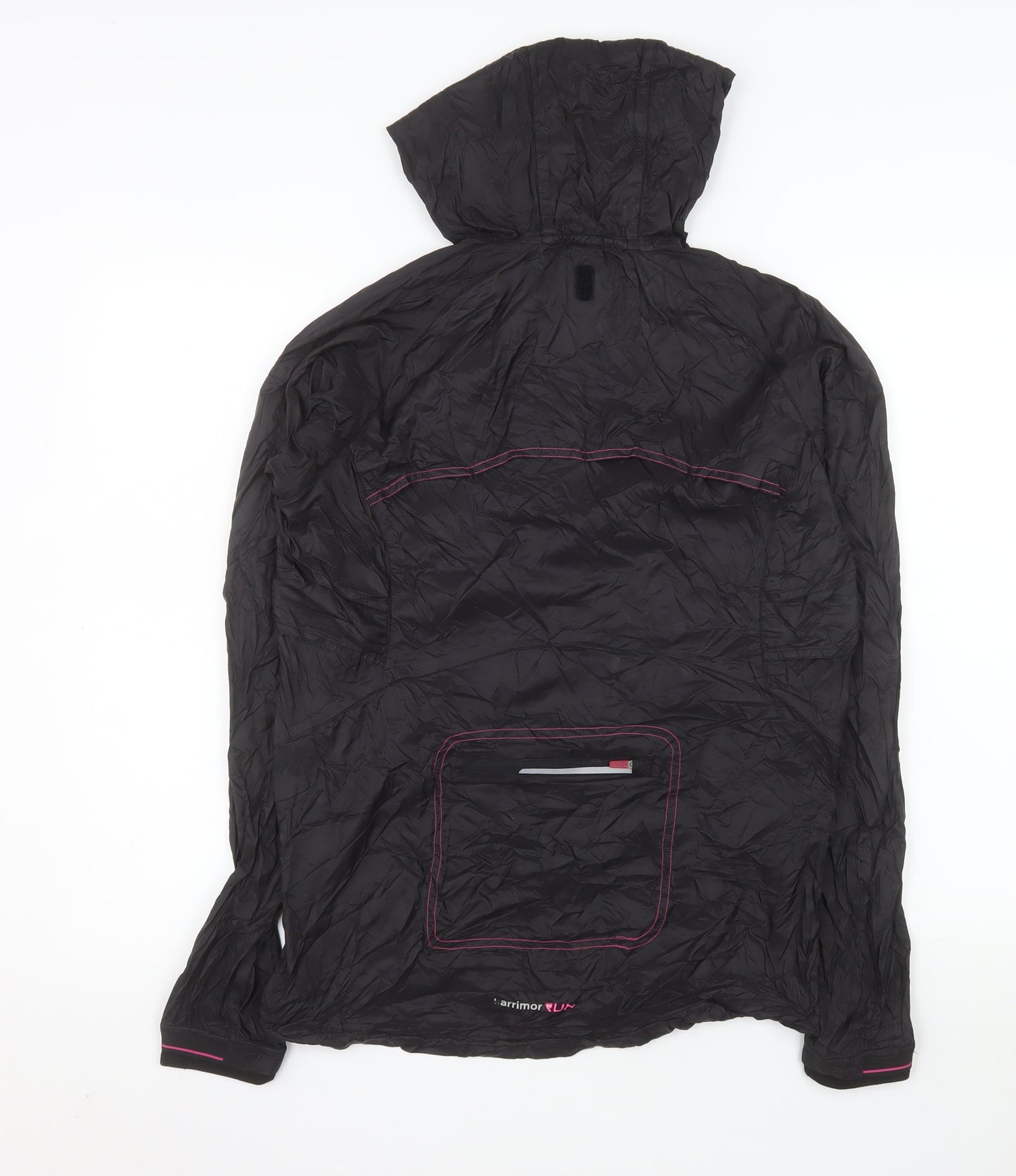 Karrimor Womens Black Size 12 Windbreaker Hooded Sports Jacket
