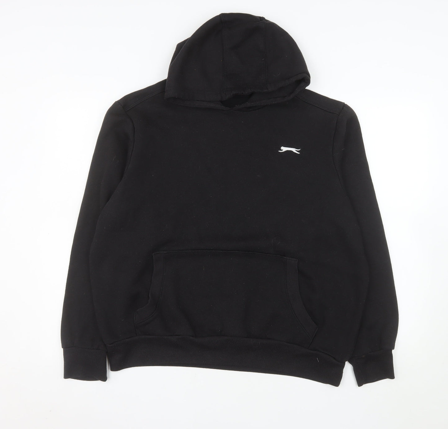 Slazenger Men's Black Pullover Hoodie L Fleece Sweatshirt