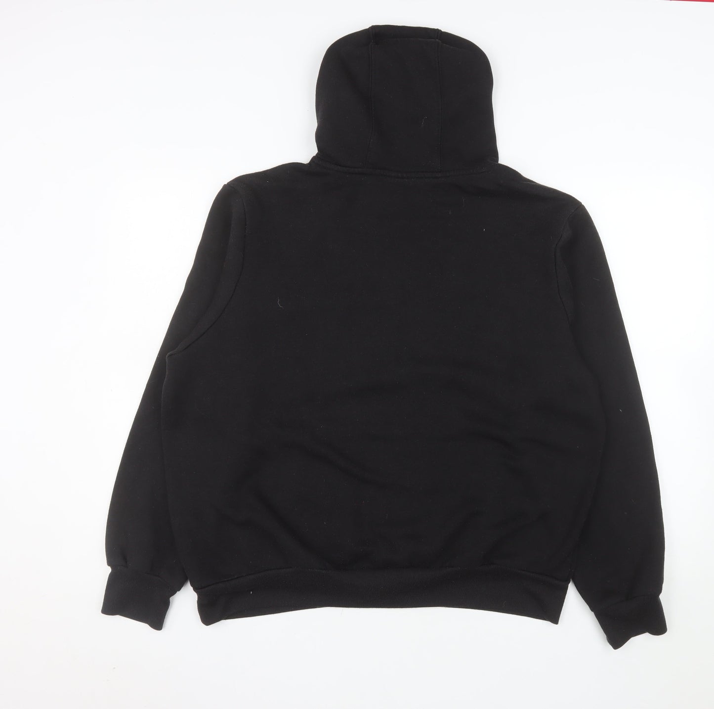 Slazenger Men's Black Pullover Hoodie L Fleece Sweatshirt