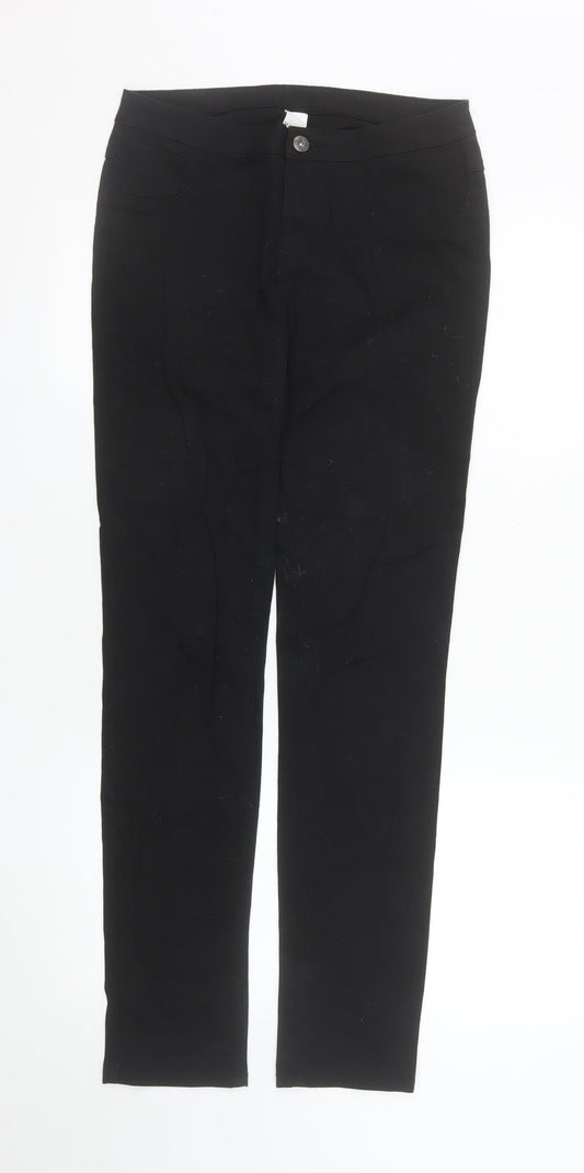 Vila Women’s Black Slim Fit Stretch Jegging Trousers Size L