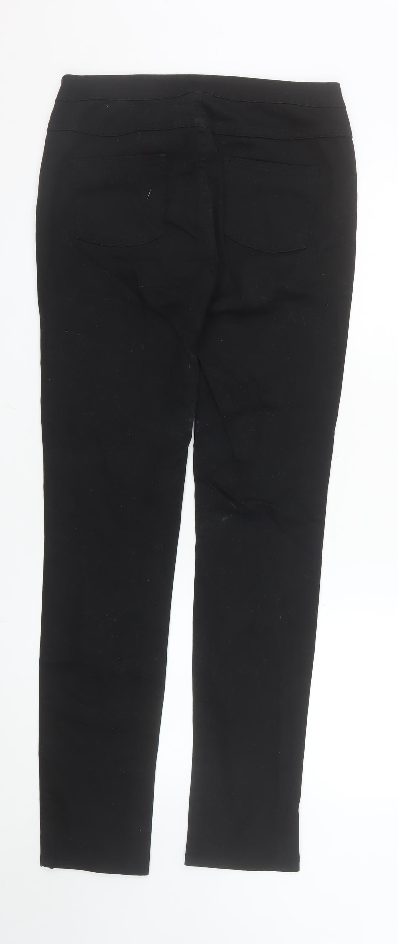 Vila Women’s Black Slim Fit Stretch Jegging Trousers Size L