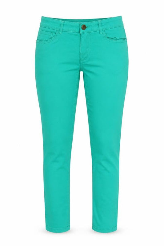 Denim Co Women's Green Skinny Jeans Size 12 Slim Fit Stretch