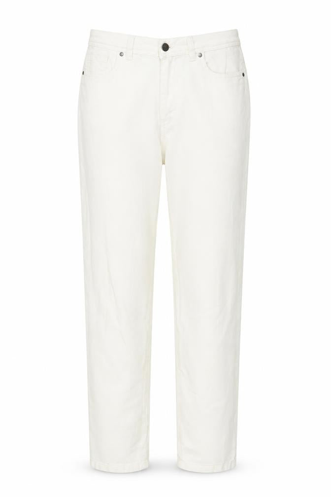 Part Two Women's Ivory Straight Jeans Size 10 Regular Fit