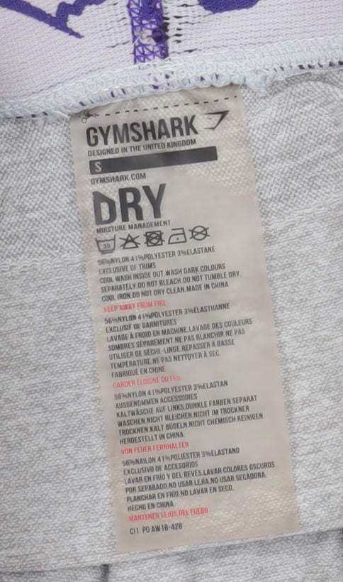Gymshark Women’s Grey Moisture Wicking Leggings Size S Activewear