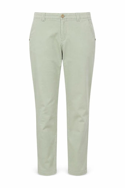 Dash Womens Green Chino Trousers Size 10R Cotton Blend