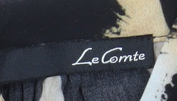 Le Comte Women's Multicoloured Viscose Blouse Size 8