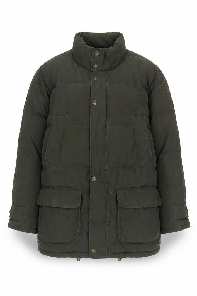 Angelo Litrico Men Green 44 Puffer Jacket Down Feather Winter Coat