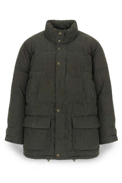 Angelo Litrico Men Green 44 Puffer Jacket Down Feather Winter Coat