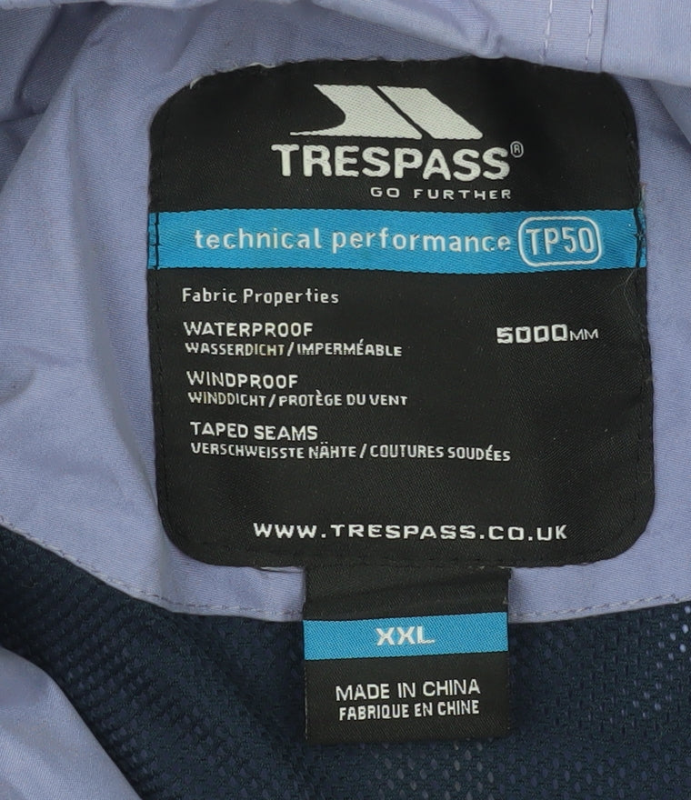 Trespass Women’s Lilac Waterproof Hooded Parka Jacket XXL