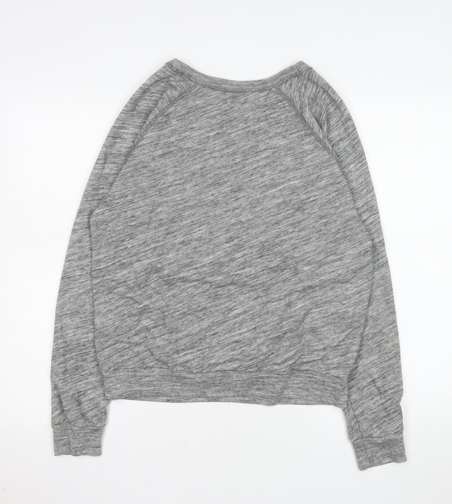Abercrombie & Fitch Men's Grey Crew Neck Long Sleeve Sweatshirt M