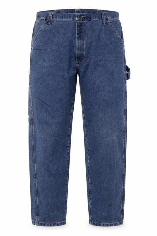 Wrangler Men's Blue Denim Straight Jeans 42x32 Regular Fit
