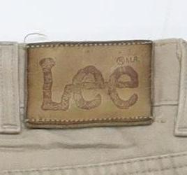 Lee Men's Beige Chino Trousers Size 38x34 Cotton Casual Pants