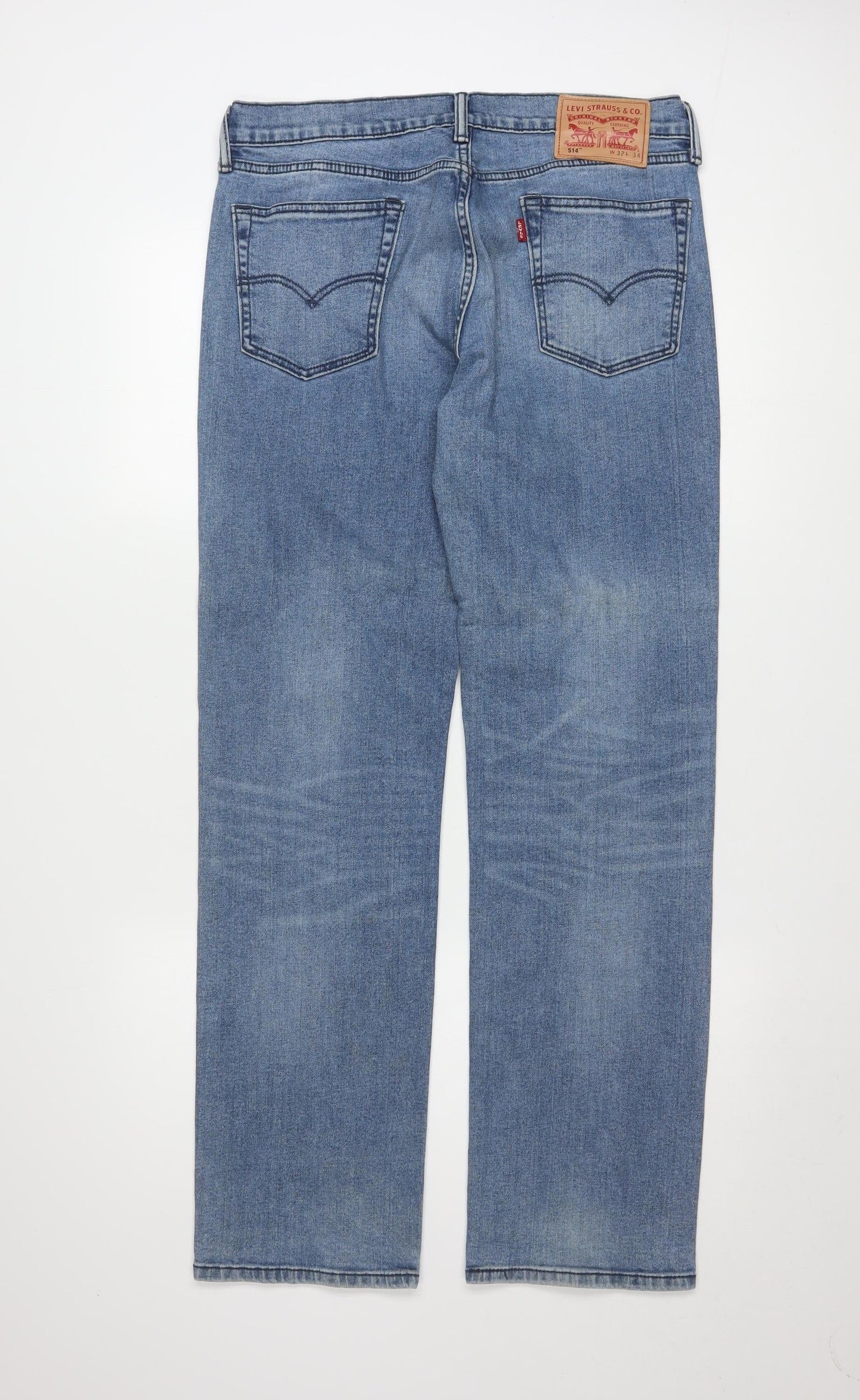 Levi's 514 Men's Blue Straight Leg Denim Jeans W32 L34