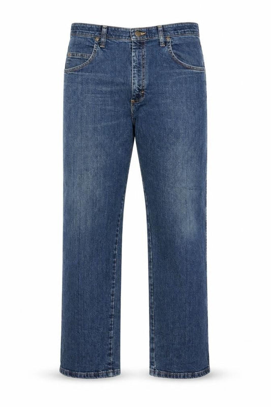 Wrangler Mens Blue 36x30 Straight Fit Denim Jeans