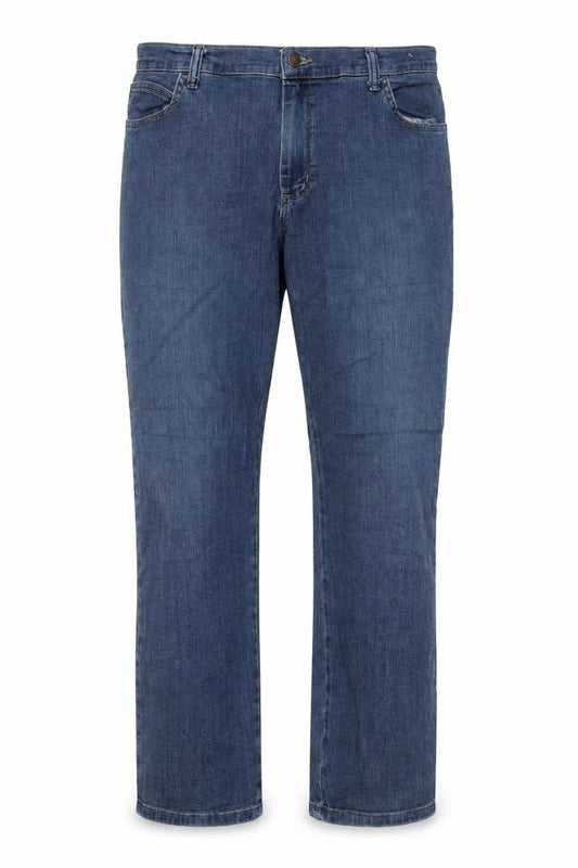 Lee Men Blue Relaxed Fit Straight Leg Denim Jeans Size 16