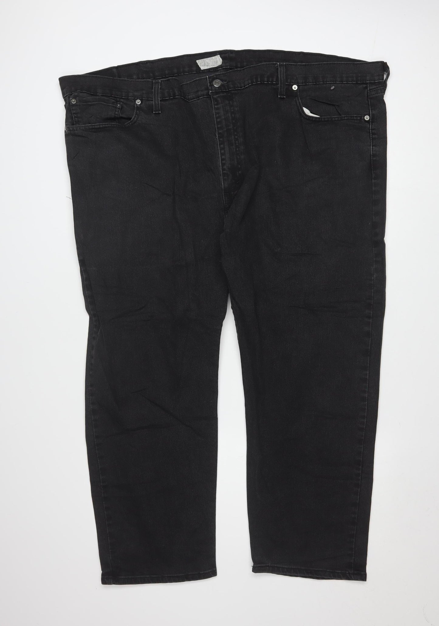 Levi’s Men’s Black 502 Regular Fit Straight Jeans W50 L29