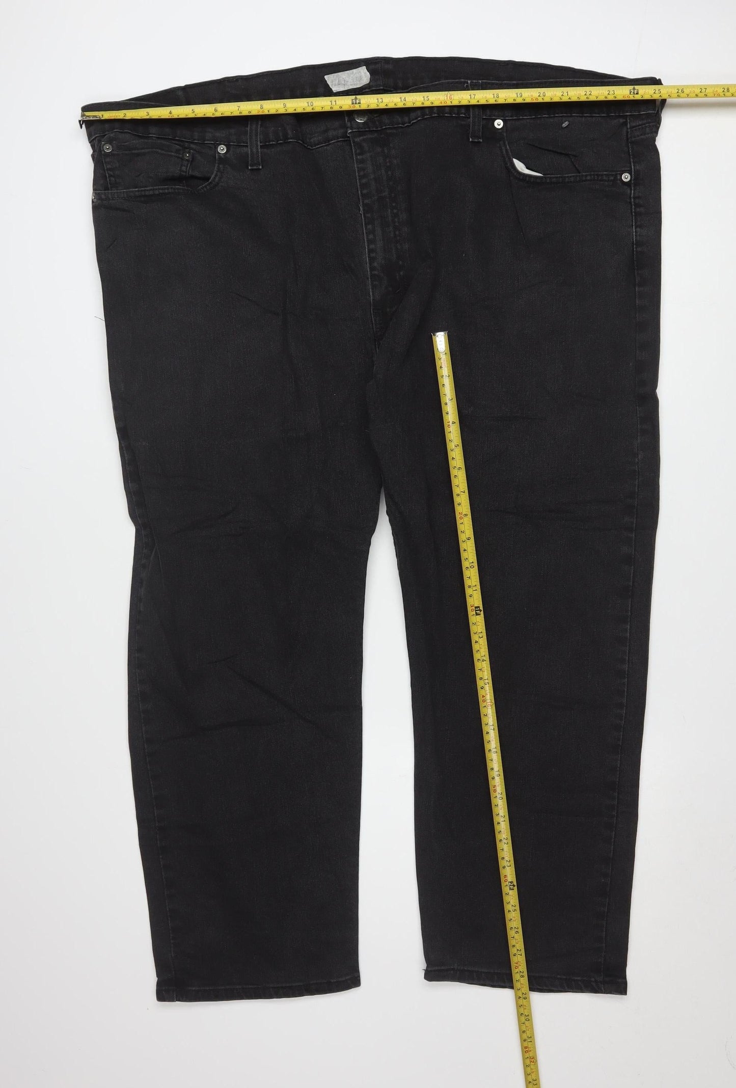 Levi’s Men’s Black 502 Regular Fit Straight Jeans W50 L29