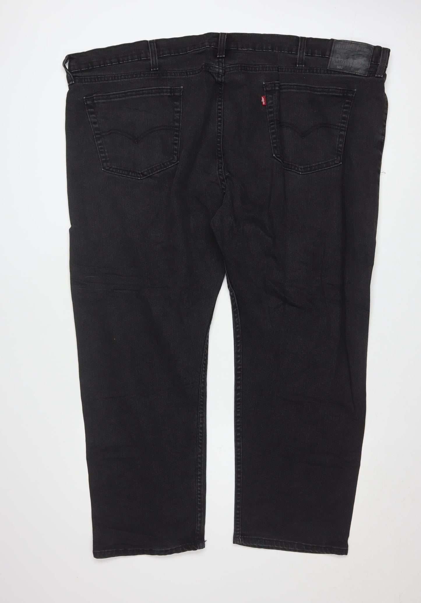 Levi’s Men’s Black 502 Regular Fit Straight Jeans W50 L29