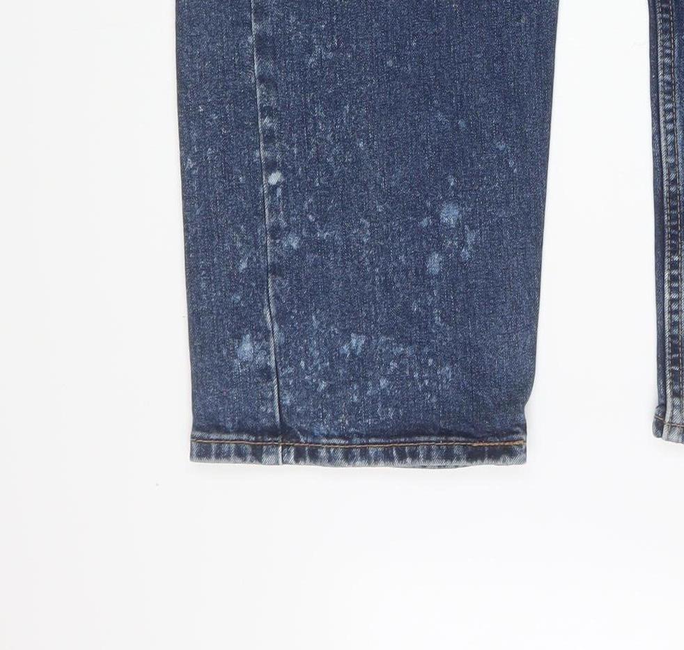 Levi's 505 Men's Blue Denim Straight Jeans 36W 30L Regular Fit