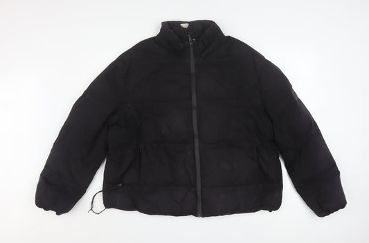 Everlast Women's Black Puffer Jacket Size 12 Winter Coat