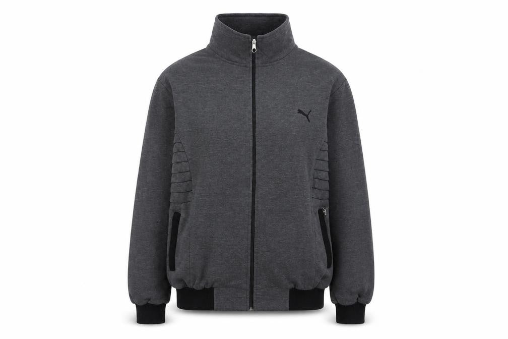 Puma Womens Grey M Track Jacket Full Zip Lightweight Sportswear