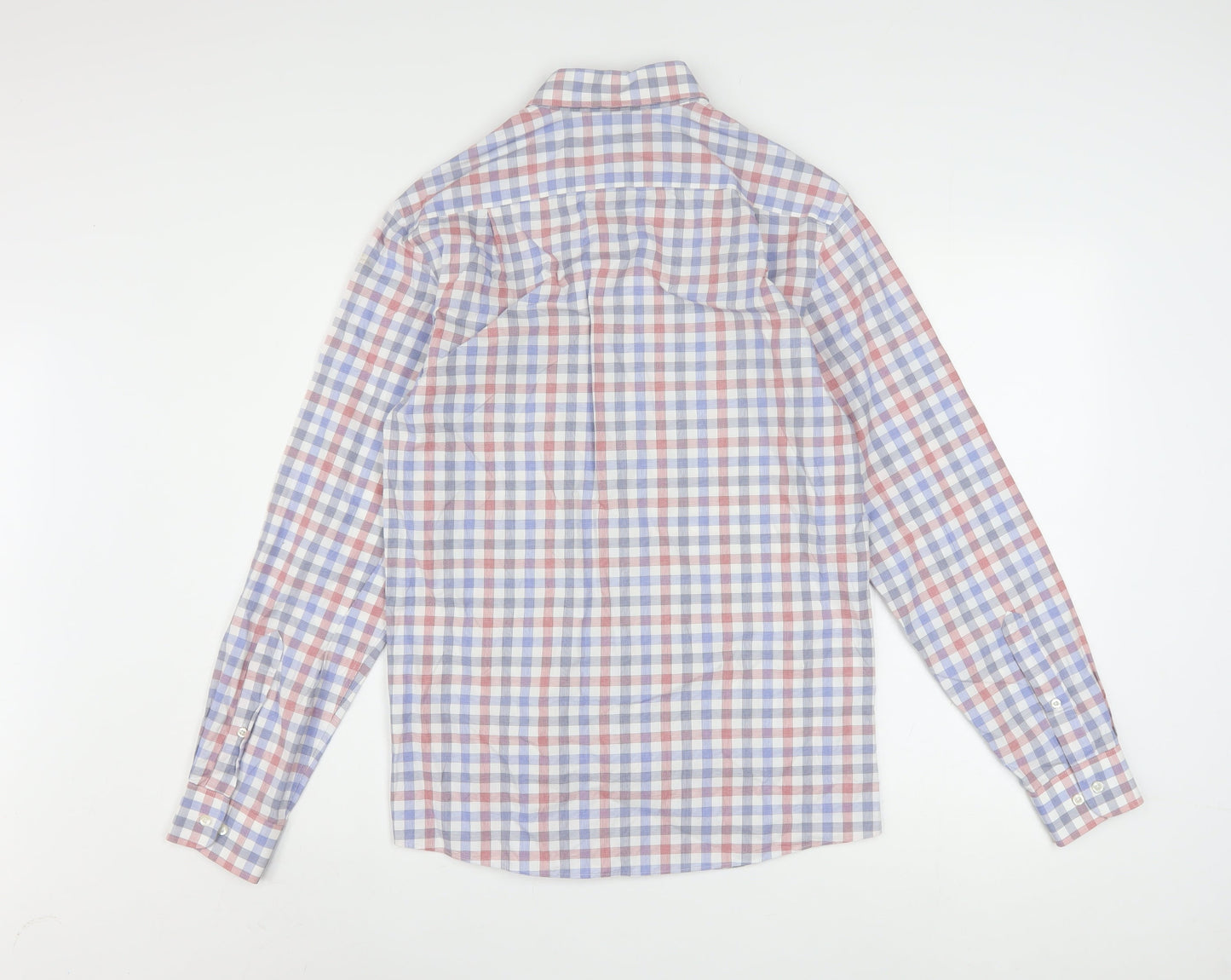 Tommy Hilfiger Men's Multicoloured Slim Fit Long Sleeve Check Shirt 14.5