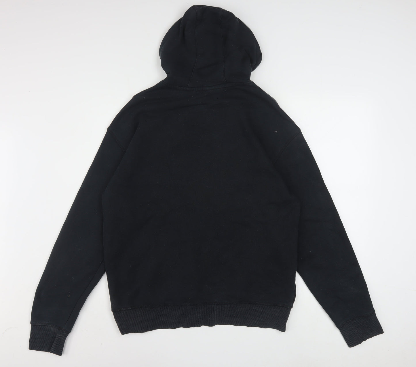 New Balance Men's Black Pullover Hoodie Size S Logo Fleece Sweatshirt