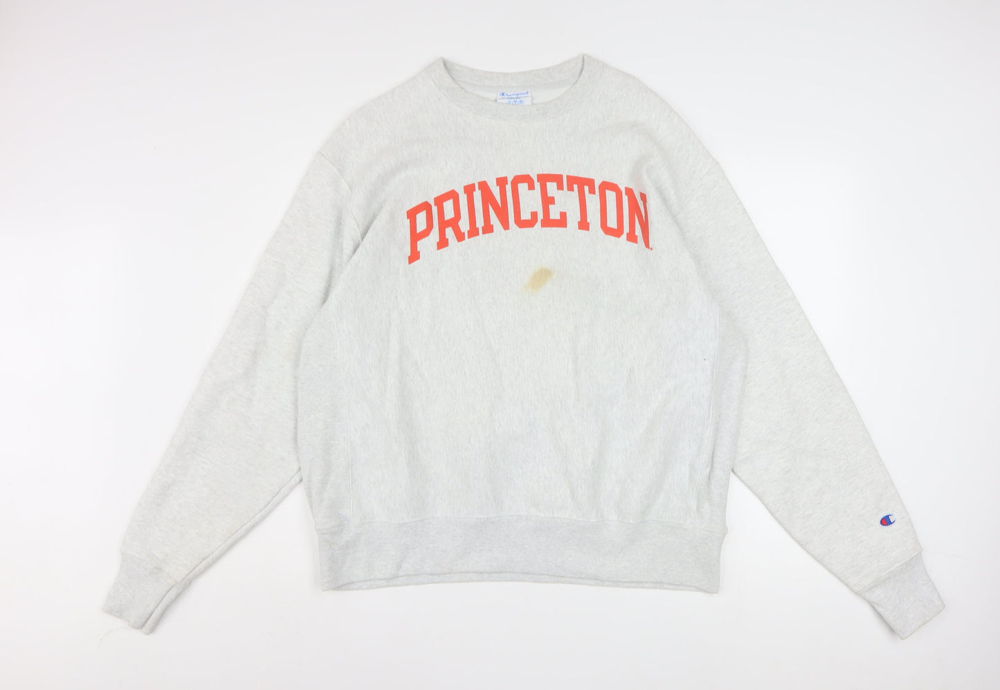 Champion Princeton Grey Reverse Weave Womens Large Sweatshirt