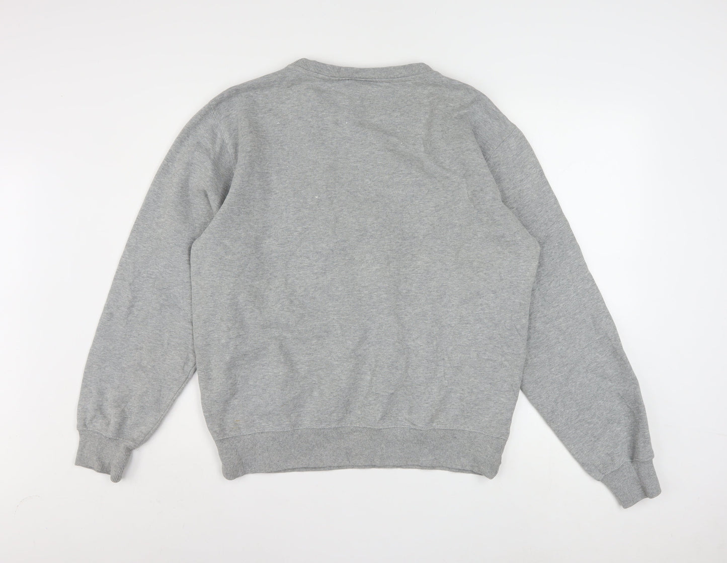 Ellesse Womens Grey Logo Crew Neck Sweatshirt UK 14