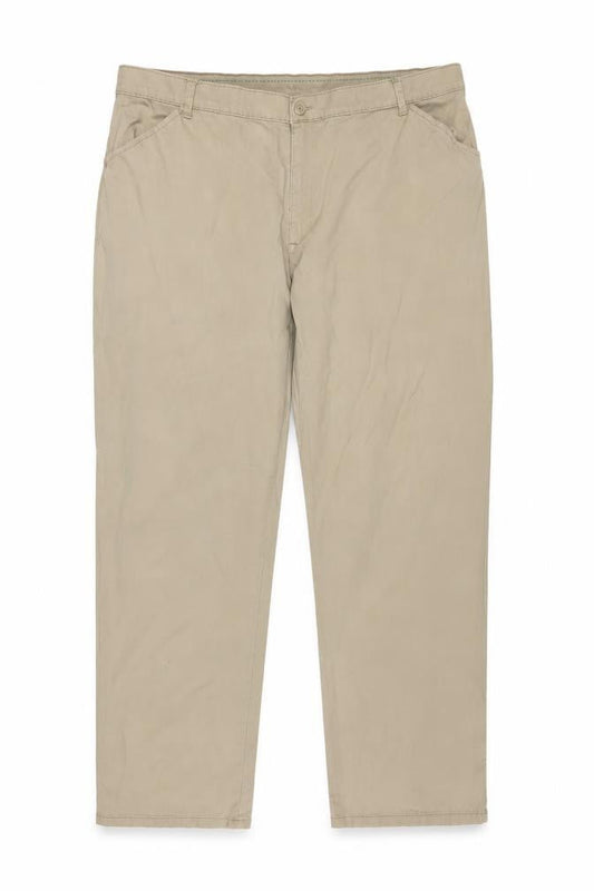 Lee Men's Beige Relaxed Fit Chino Trousers Size 2XL