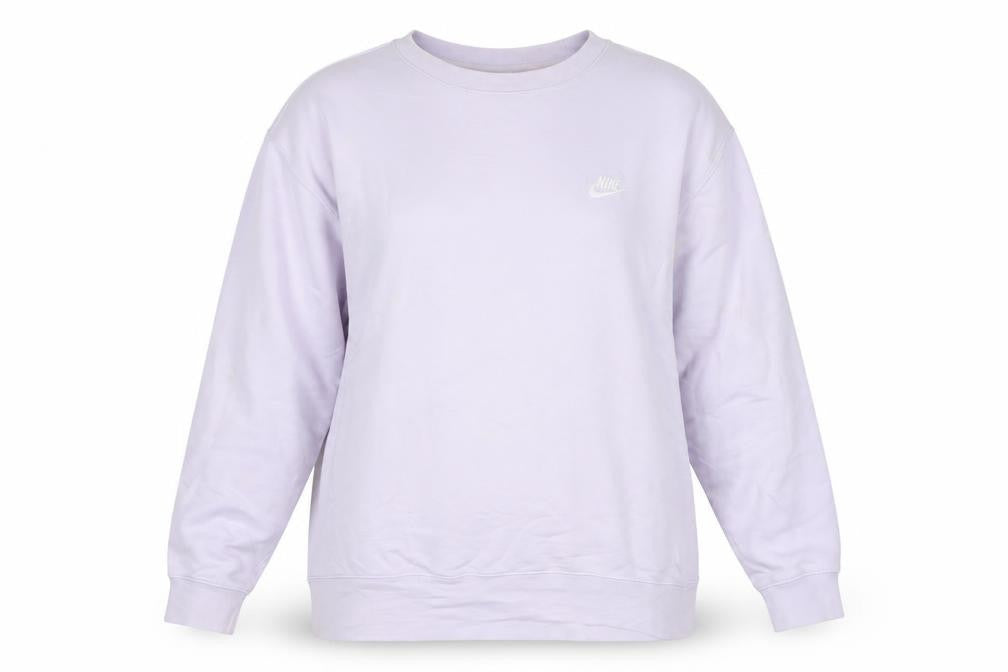 Nike Women’s Lilac Crew Neck Pullover Sweatshirt Size L