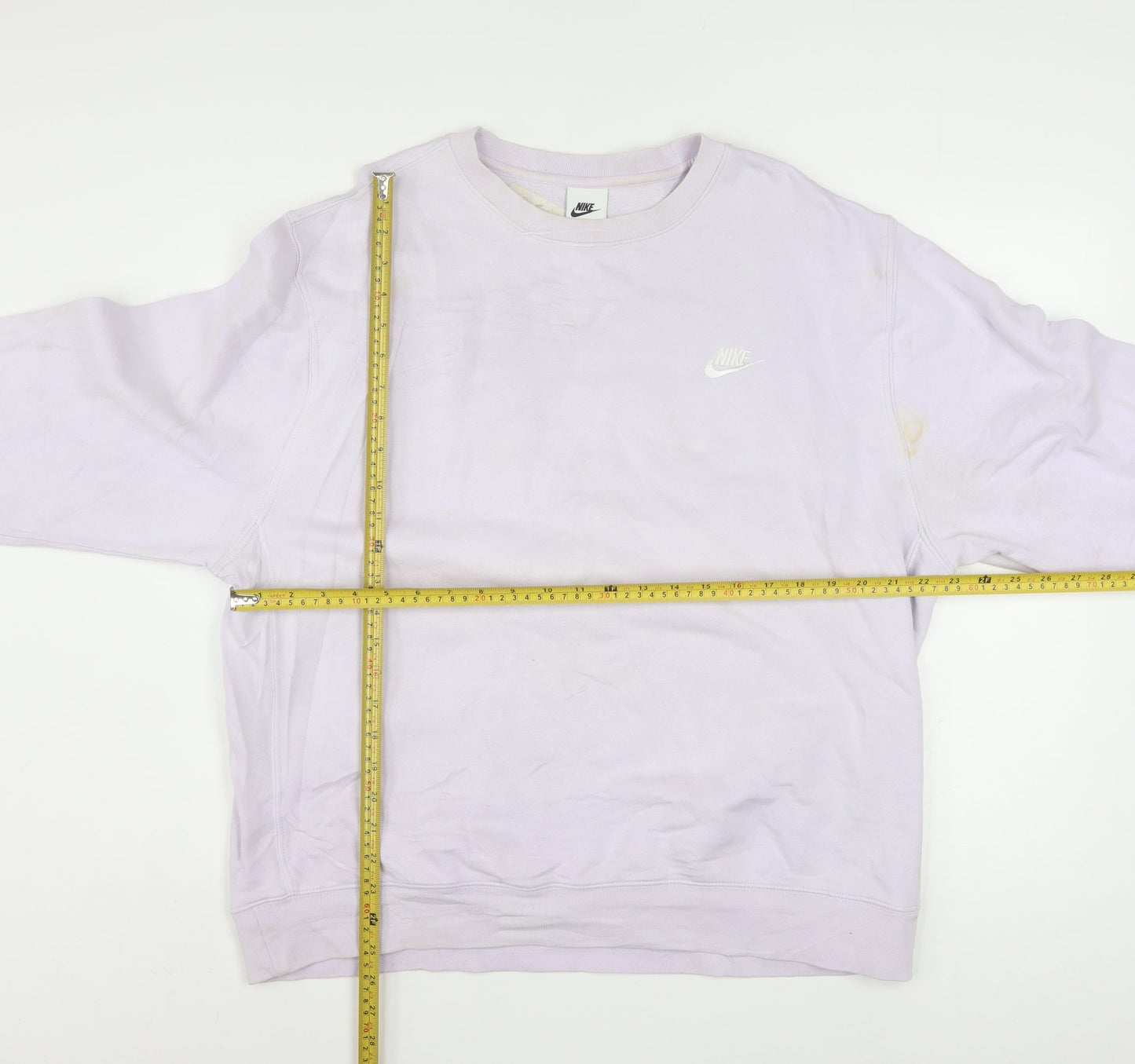 Nike Women’s Lilac Crew Neck Pullover Sweatshirt Size L