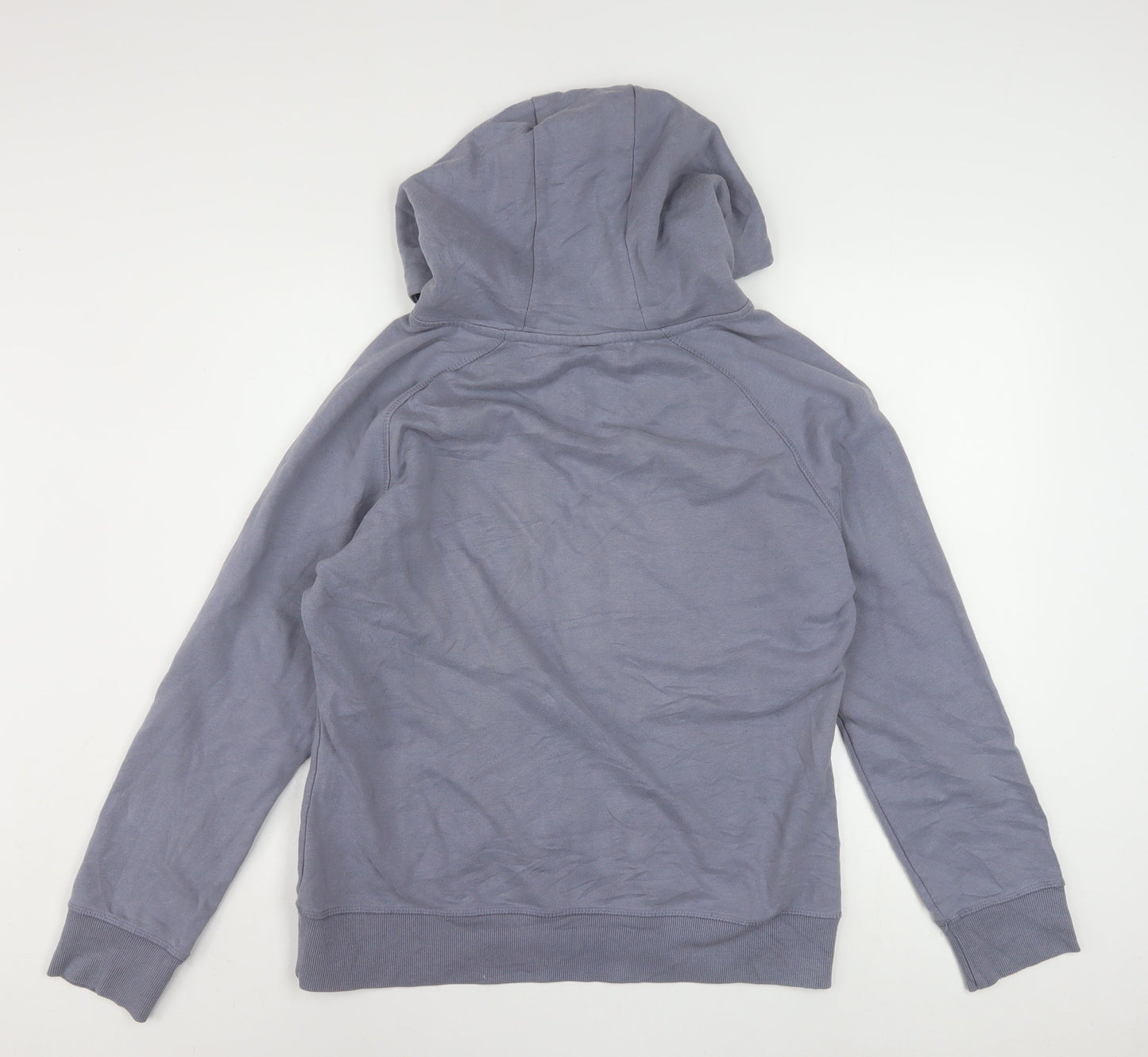 Gymshark Women’s Blue Pullover Hoodie L Hooded Cotton Blend