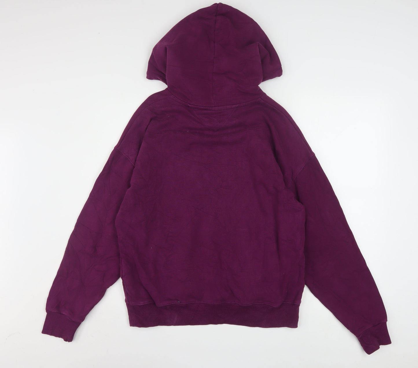 Tommy Jeans Women's Purple Cotton Pullover Hoodie Size S