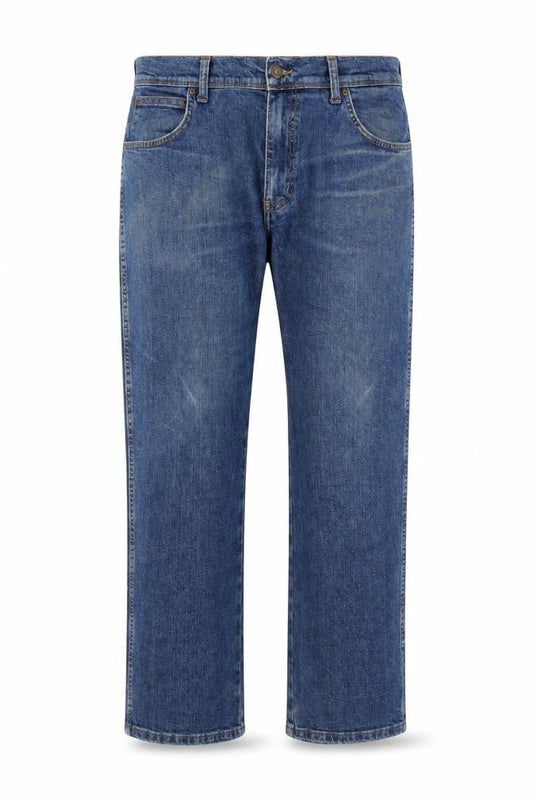 Wrangler Men's Blue Regular Fit Straight Leg Denim Jeans W36 L30