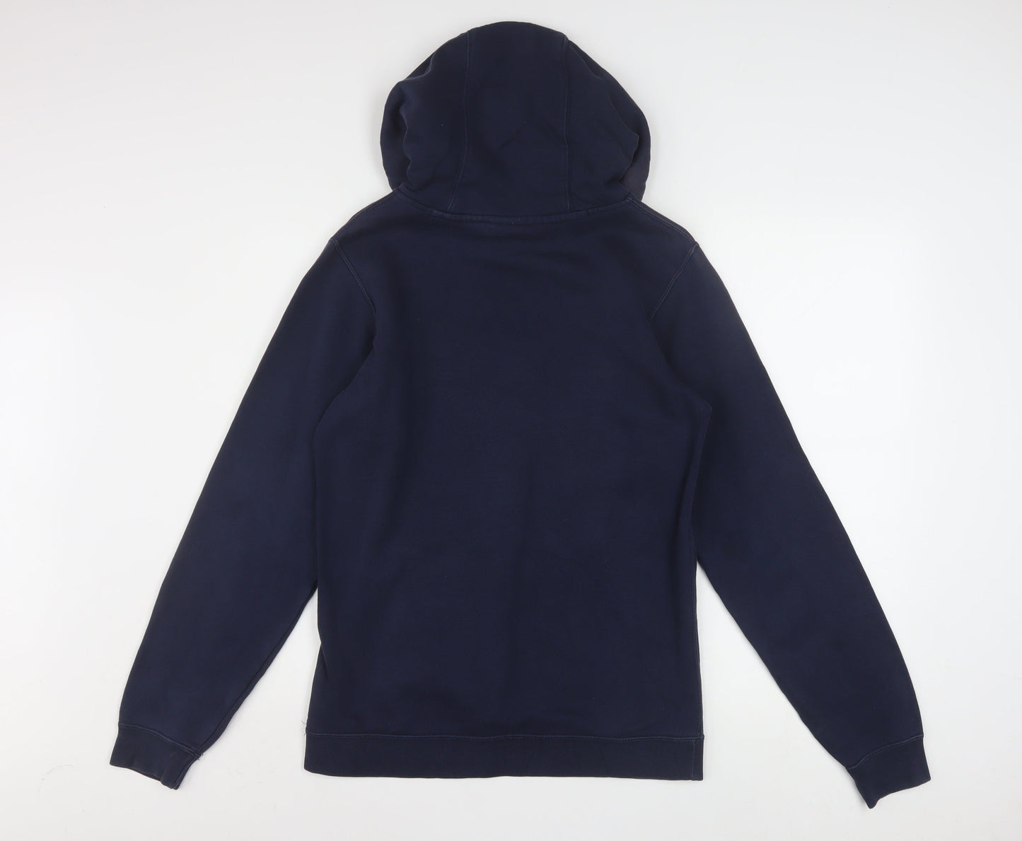 Nike Mens Navy Blue XS Pullover Hoodie Cotton Blend