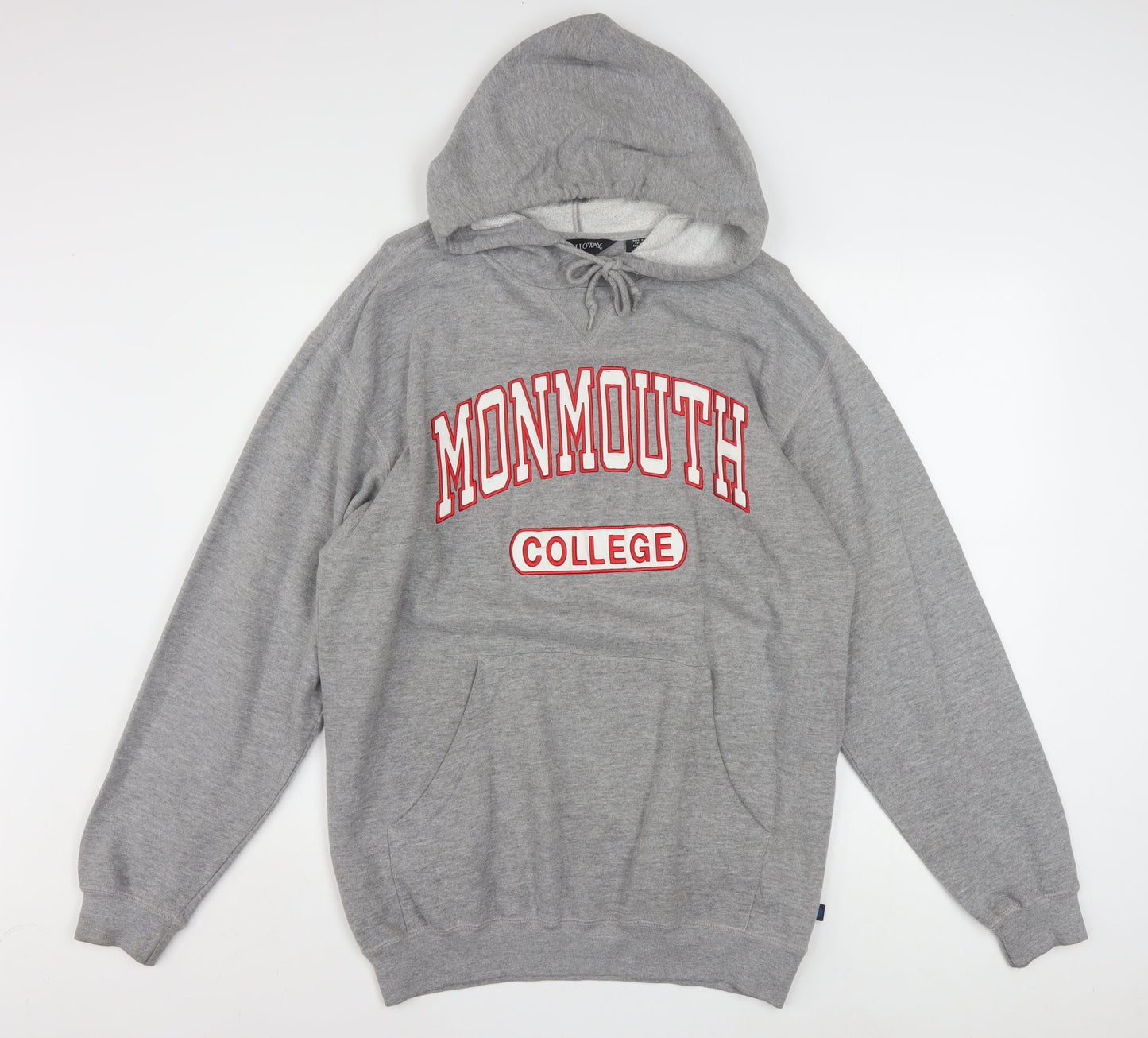 Holloway Men’s Grey Monmouth College Pullover Hoodie Size S