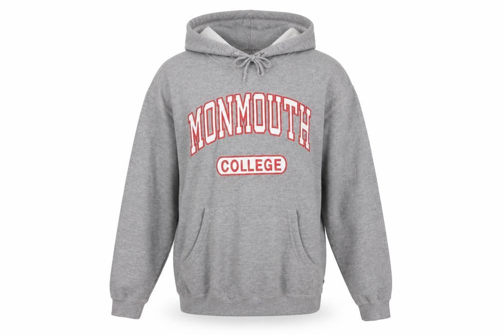 Holloway Men’s Grey Monmouth College Pullover Hoodie Size S