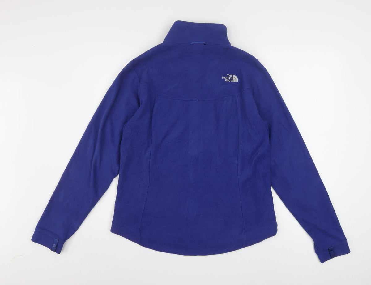 The North Face Women's Blue Fleece Full Zip Jacket Size M