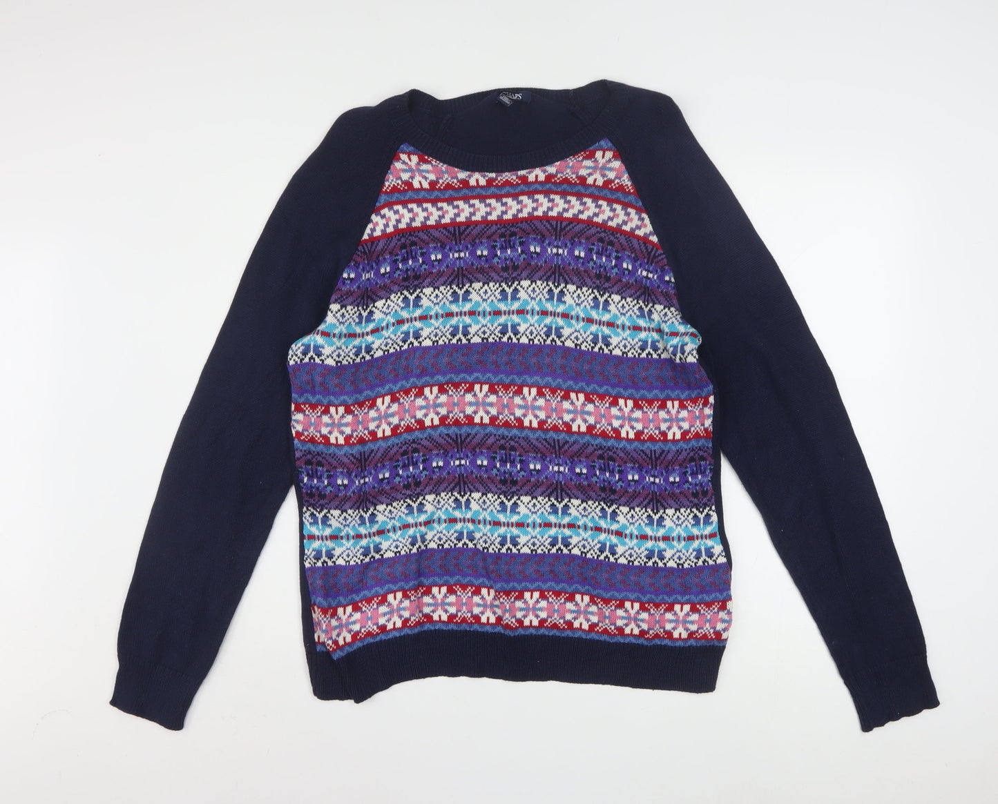 Chaps Men's Multicoloured Fair Isle Knit Jumper XL