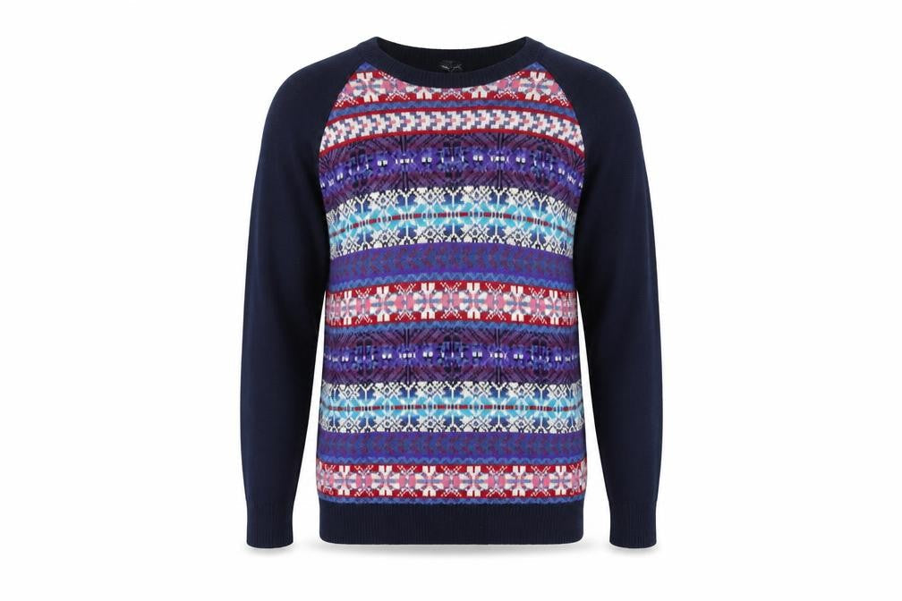 Chaps Men's Multicoloured Fair Isle Knit Jumper XL
