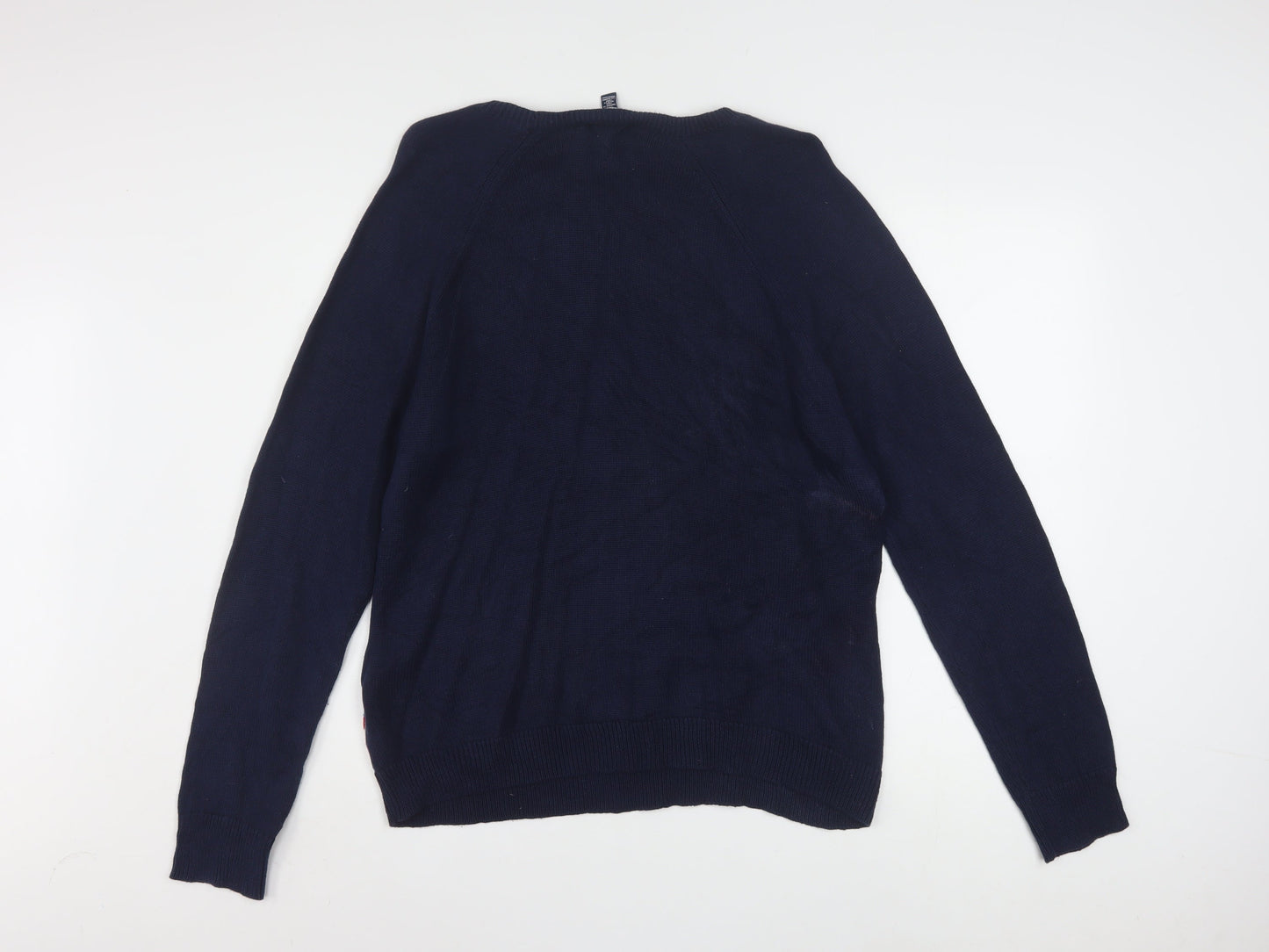 Chaps Men's Multicoloured Fair Isle Knit Jumper XL