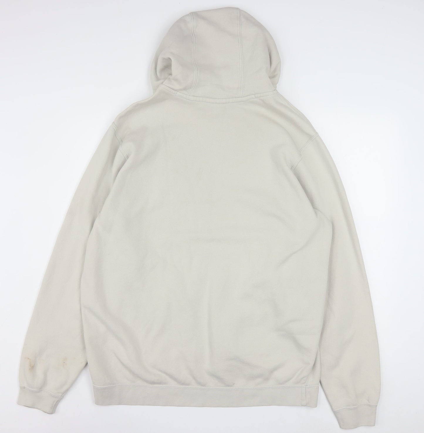 Nike Men’s Beige XL Pullover Fleece Hoodie with Logo