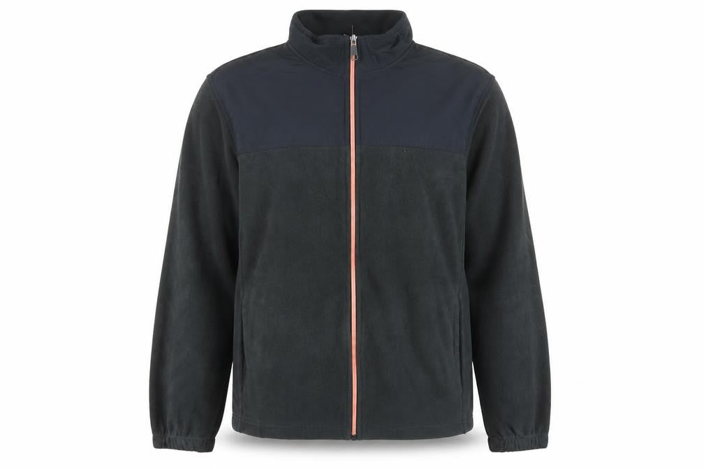 Starter Womens Grey M Fleece Full Zip Basic Active Jacket